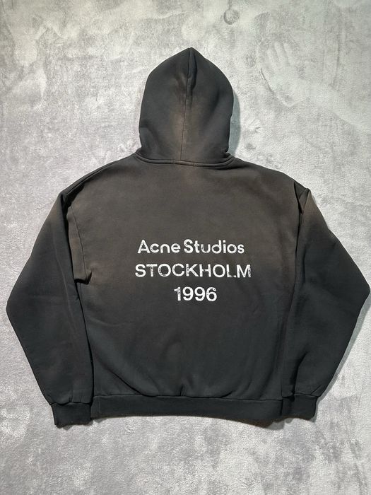 Худі Acne Studios STOCKHOLM 1996 чорне S M L