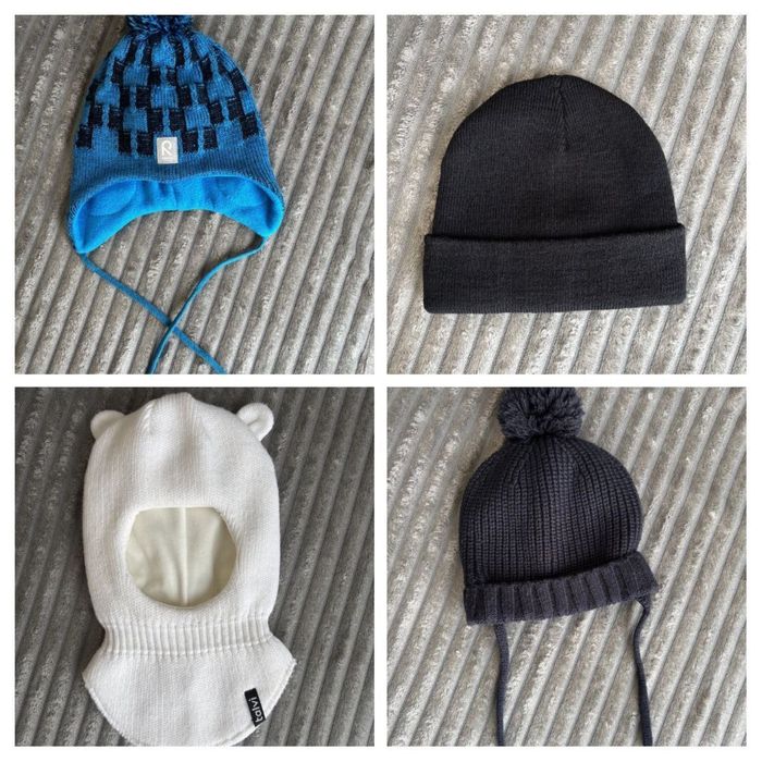 Шапка Reima, Шолом Talvi, Zara, Primark