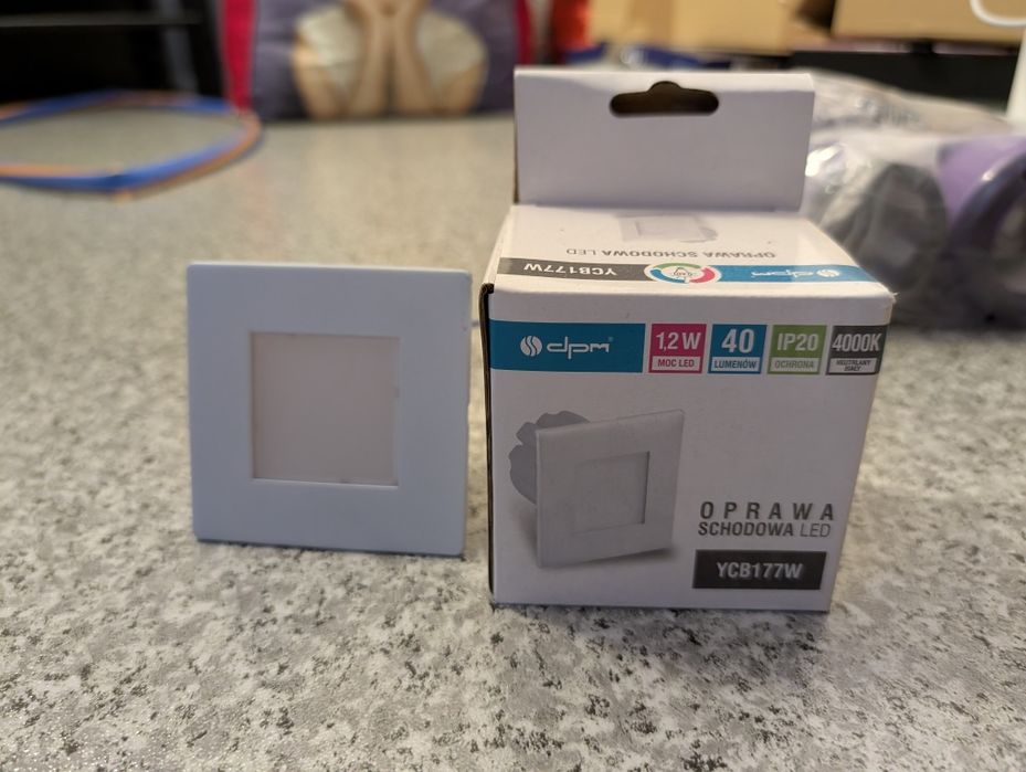 Oświetlenie schodowe - Oprawa schodowa LED - 8sztuk
