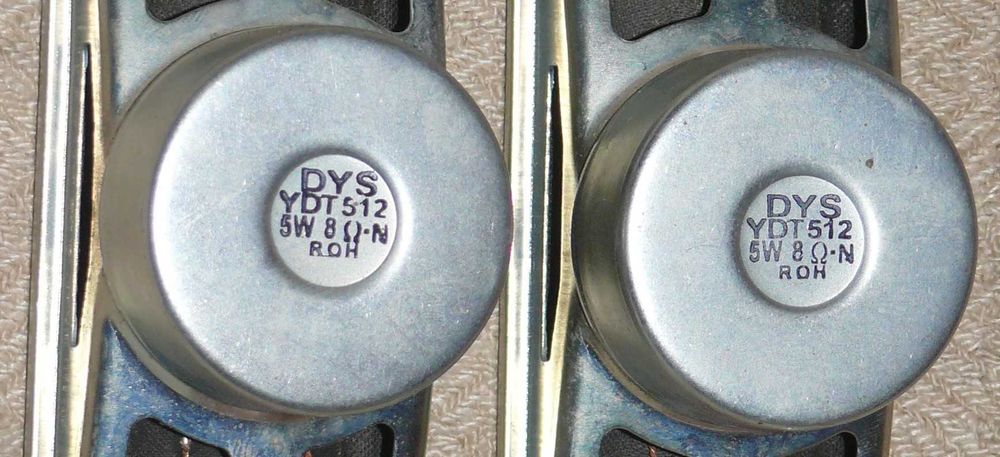 Динамики DYS YDT 512 5W 8Ω-N ROH Пара. Отличные.