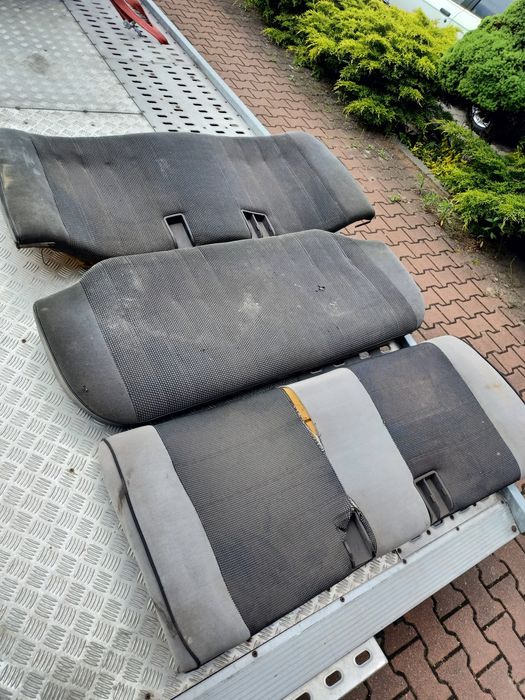 BMW E30 kanapa tył oparcie E30 coupe wnętrza E30 sedan fotele BMW e30 kanapa podłokietnik e30