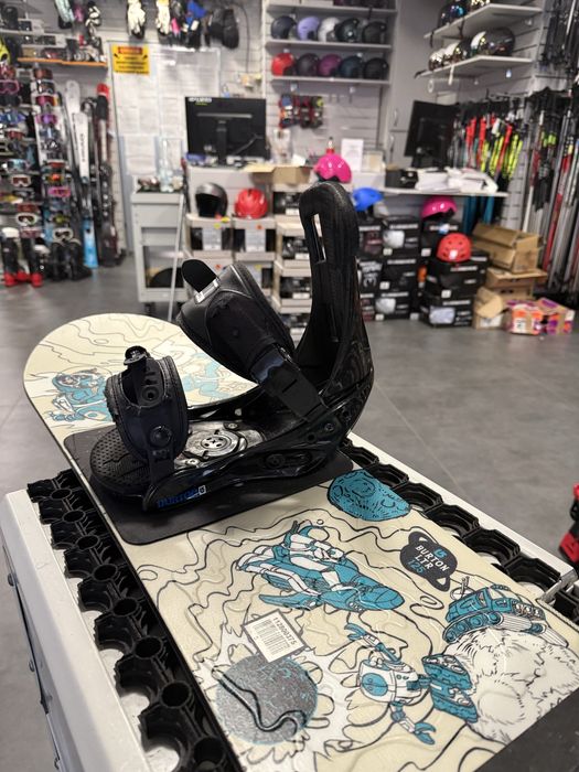 Deska snowboardowa BURTON 125 cm + wiązania burton s/m Sklep Kraków