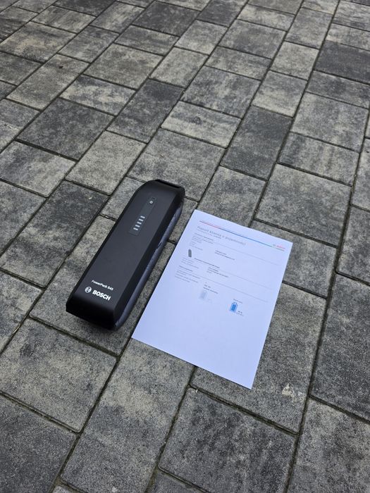 Bateria Akumulator BOSCH SMART POWERPACK 545Wh na rame bidon NOWA 1 cykl 96% sprawności