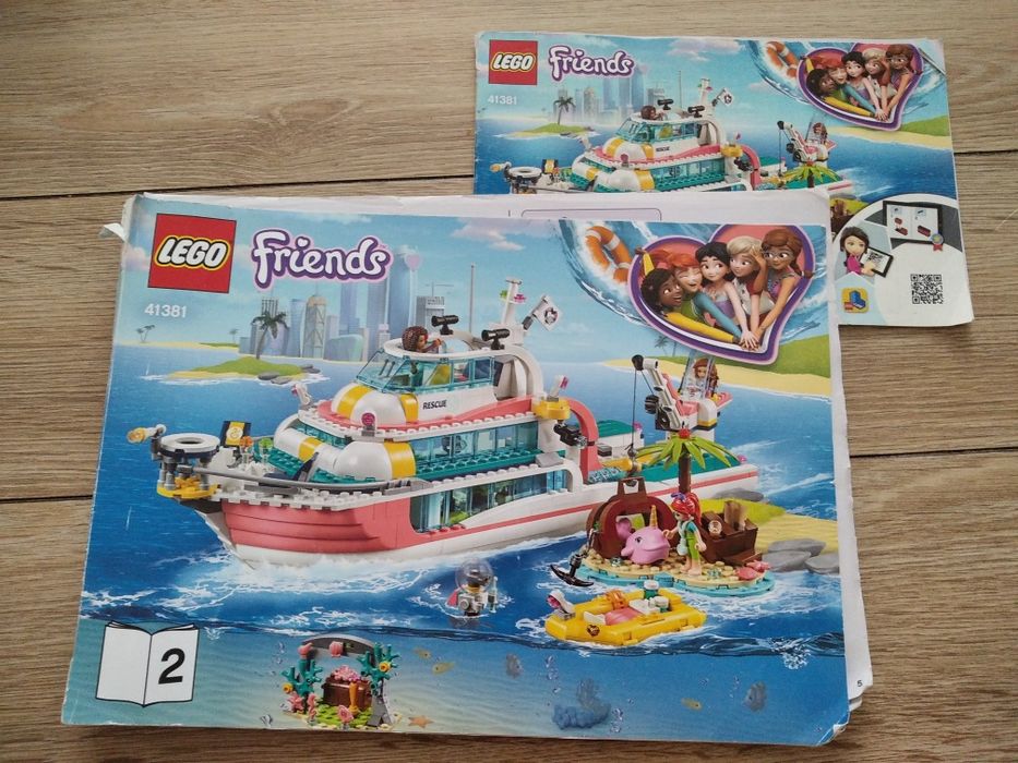 LEGO friends łódź ratunkowa dla zwierząt