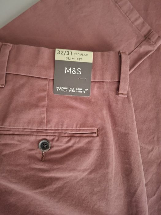 M&S Чіноси чоловічі брюки завужені