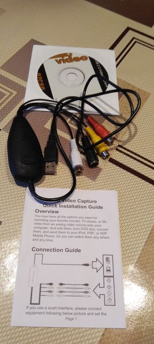 Переходник для оцифровки Аудио Видео кассет на компьютере