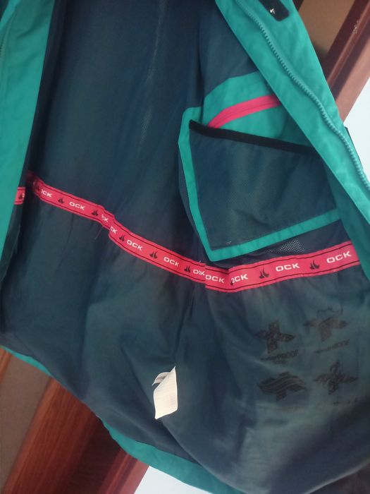 OCK kurtka damska 46 wiosna lato jesień niebieska turkusowa wiatrówka