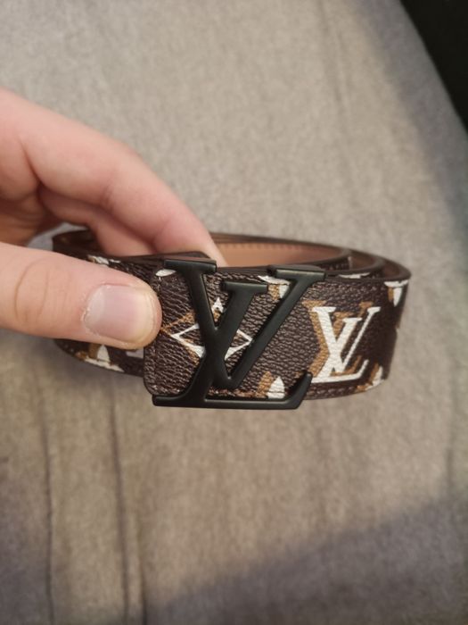 Brązowy pasek Luis Vuitton