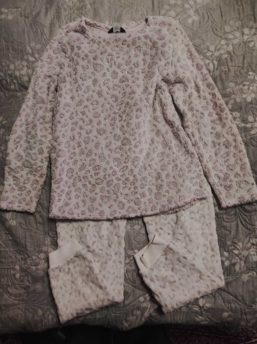 домашняя пижама костюм флиска спортивные брюки