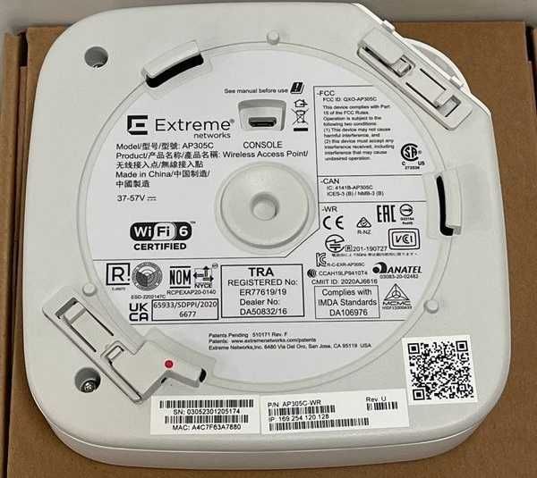 Extreme Networks AP305C-WR