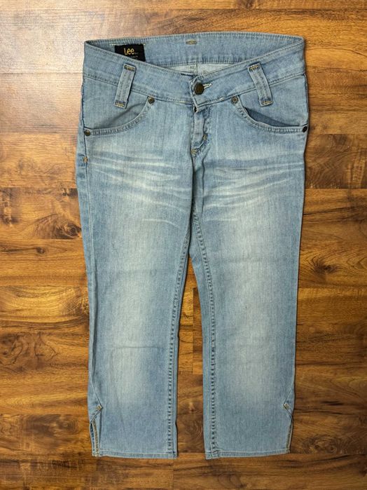Spodnie jeansowe rybaczki jeansy 4 5 Leola Lee XS W26 34
