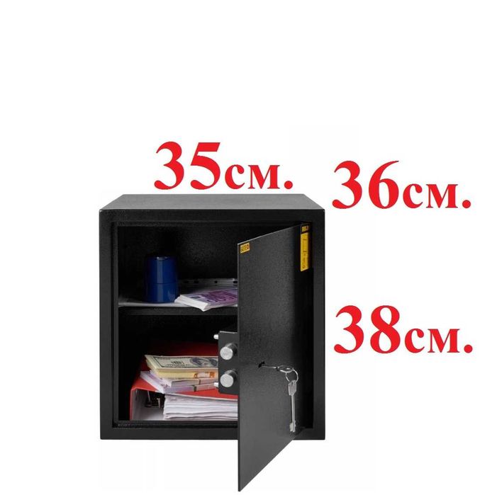 Сейф для дому меблевий, сейф для документів, офісний сейф, сейф з ключовим замком