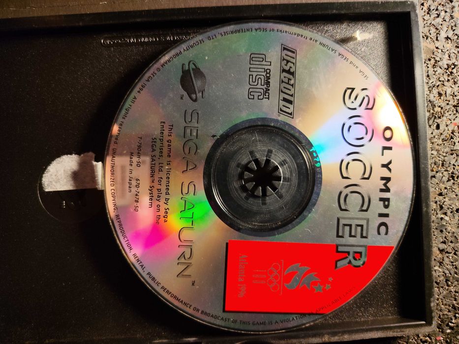 Olympic Soccer (Atlanta 1996) para Sega Saturn.