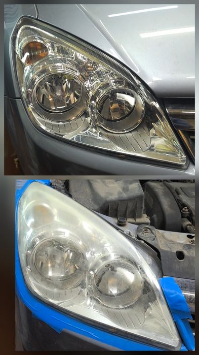 Полировка фар авто/ защита бронеплёнкой