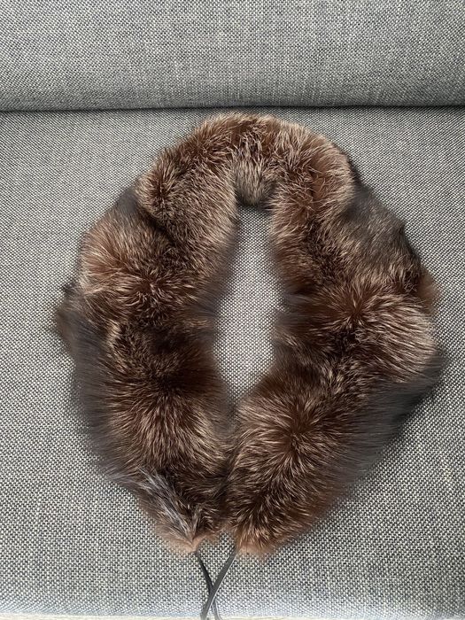 Мех чернобурка/воротник /манто Sonia Rykiel/Max Mara