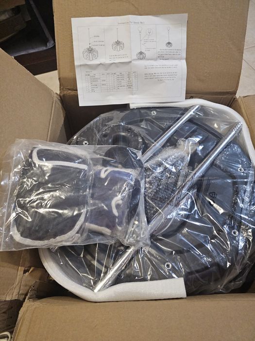 Ninabei Saco de boxe de pé Punching Ball com base estável para treinar