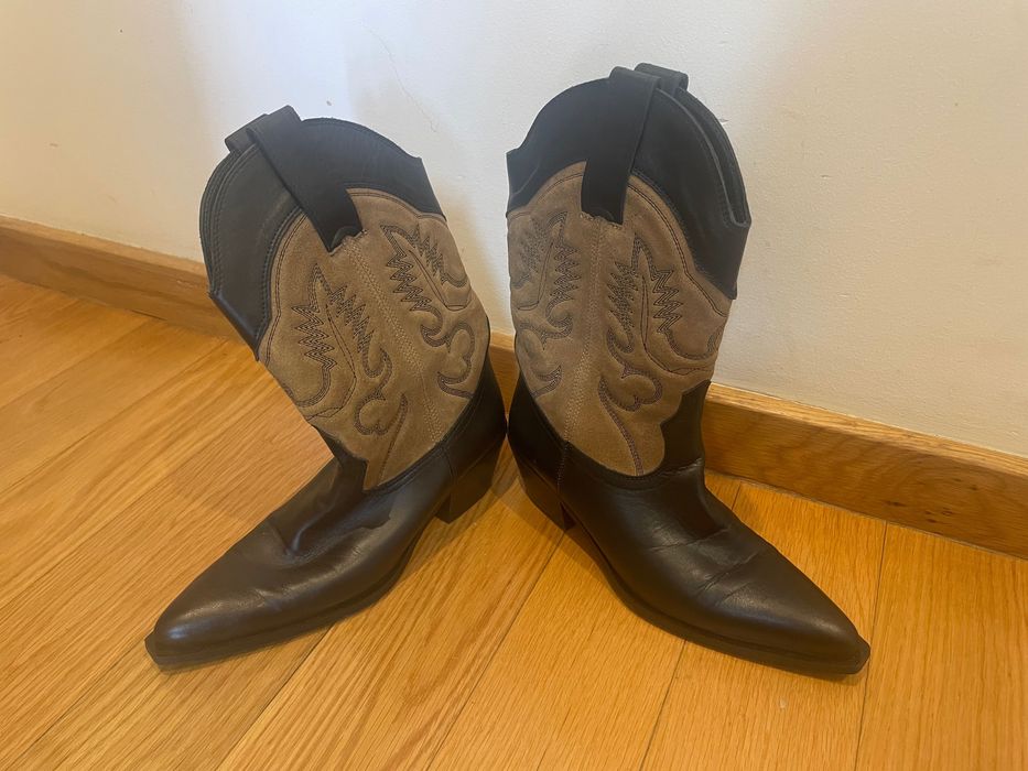 Botas Zara estilo Texas