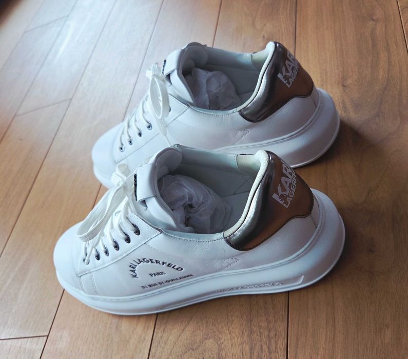 Buty Karl Lagerferd białe roz. 44 KL52539K 011 jak NOWE