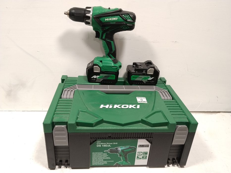 Zestaw wkrętarka Hikoki DS18 DJL+2 aku.5Ah, ładowarka.