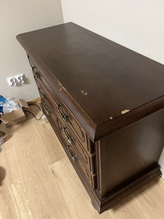 Komoda brązowa antyk