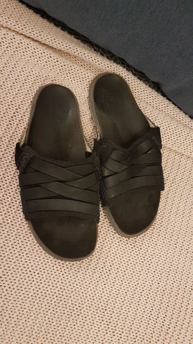 Klapki męskie, skórzane Manuka Strap