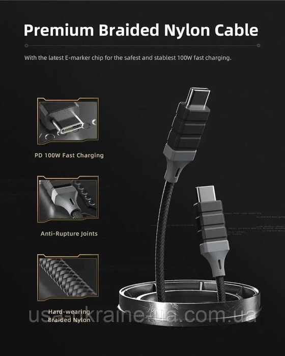 Тактический повербанк зарядное устройство imuto 100W, 26800mAh