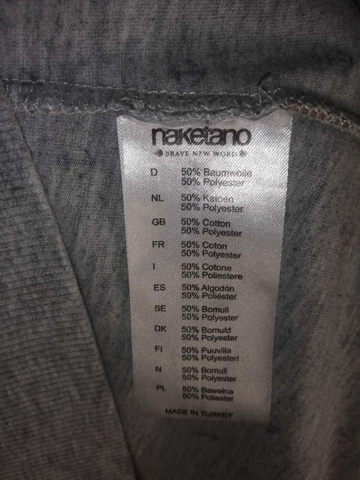 NAKETANO Schnizzel Dizzel Popizzel Bluza Damska XL Oryginalna Jak Nowa