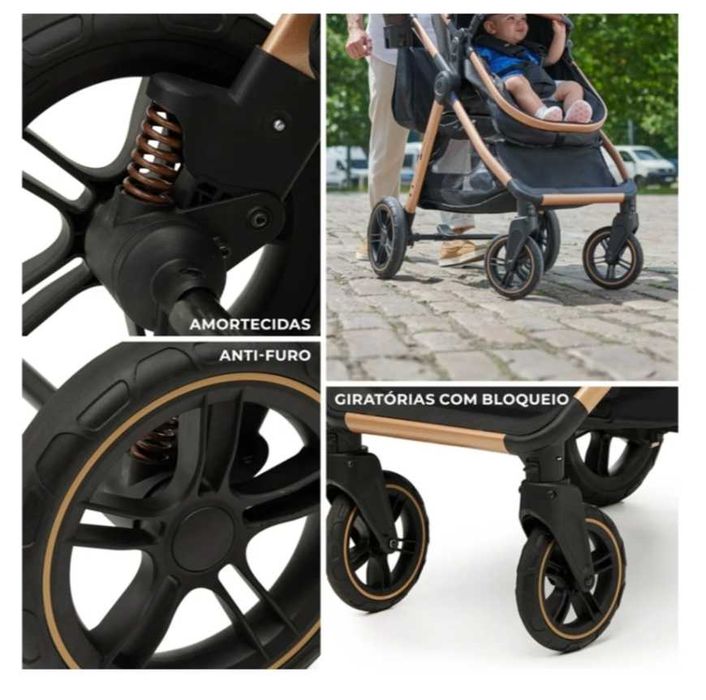 Carrinho de Bebé Kinderkraft ESME 3