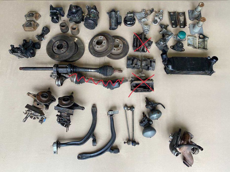 Задние суппорта Peugeot Citroen C5 2001 - 2008г 2.0 - 2.2HDI