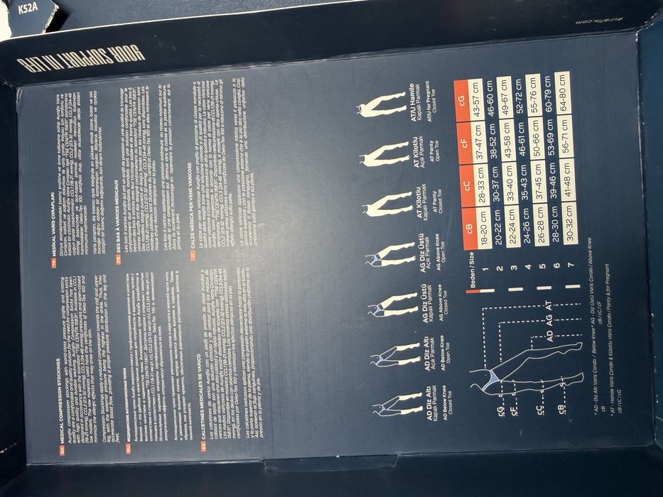 Компресійні колготи для вагітних Autafix 2 клас