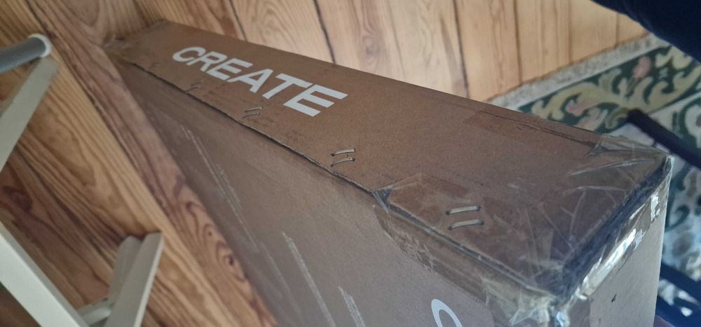 CREATE - Toalheiro elétrico 80W com barras giratórias de 180º - Branco