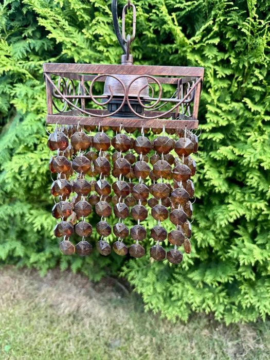 Lampa wisząca MASSIVE 41816/62/10 230V bursztynowe koraliki okazja