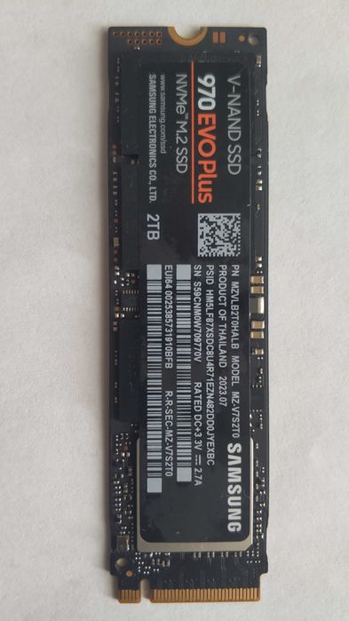 Samsung SSD 970 EVO Plus 2Tb
