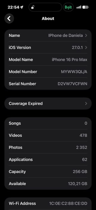 iPhone 16 Pro Max 256GB
