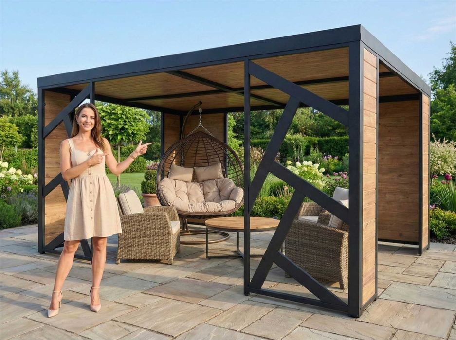 Wiata, altana ogrodowa, zabudowa, pergola