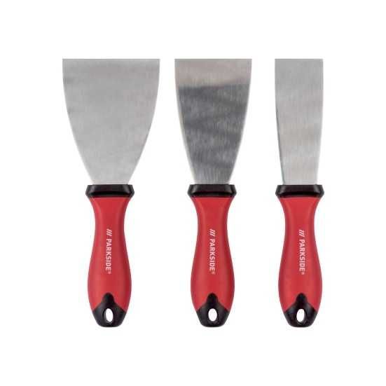 Parkside zestaw szpachelek, szpachle do gipsowanie ścian, narożników