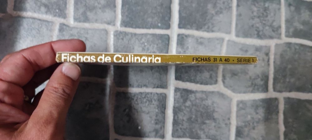 Fichas de Culinária Vintage Gás Mobil (1971) - Sobremesas Quentes e Frias (Série 1, N° 31 a 40)