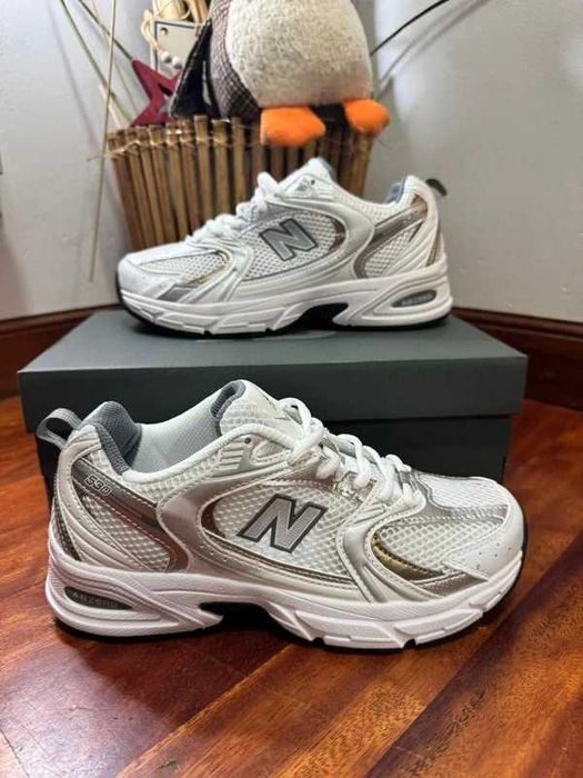 New Balance 530 White Silver Metallic R.36