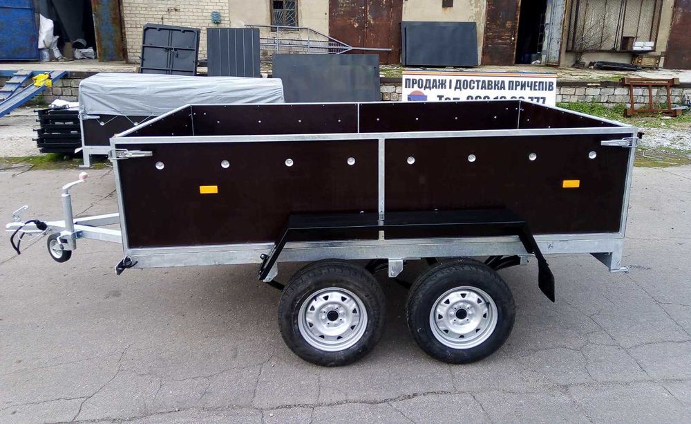Оцинкованный Двухосный Легковой Прицеп г. Одесса от Завода Корида-Тех