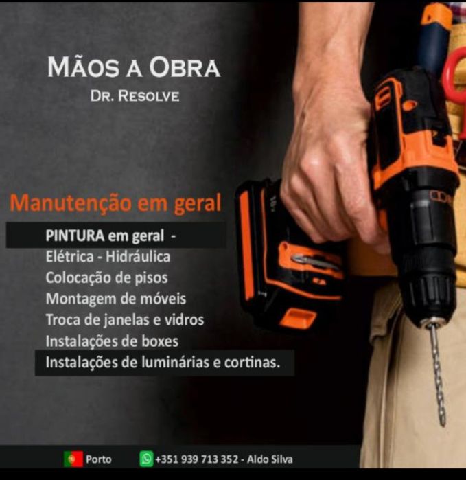 Manutenções em geral, reparos e reformas