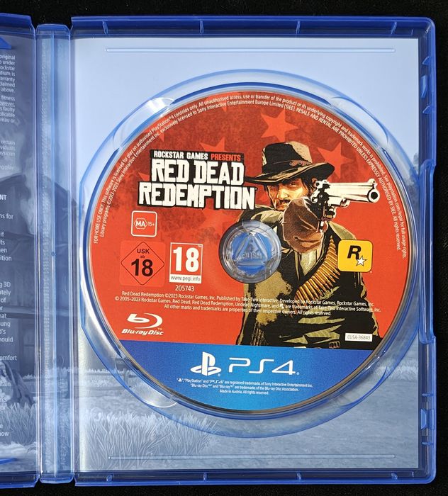 Red Dead Redemption PL na PS4 i PS5 po polsku Gra w BDB stanie Angielska Okładka