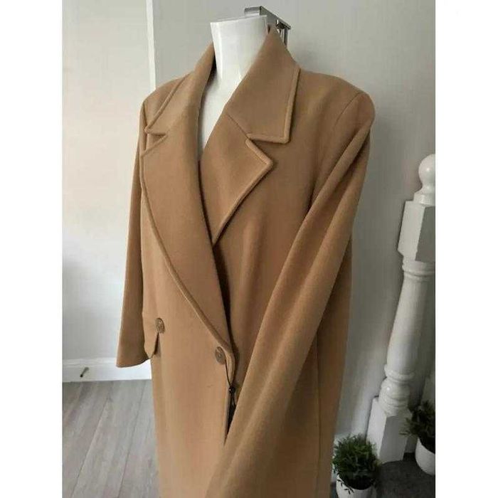 Massimo dutti пальто двубортное шерстяное