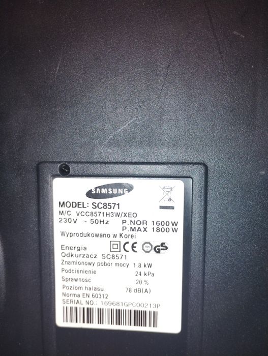 Rura giętka samsung z pilotem