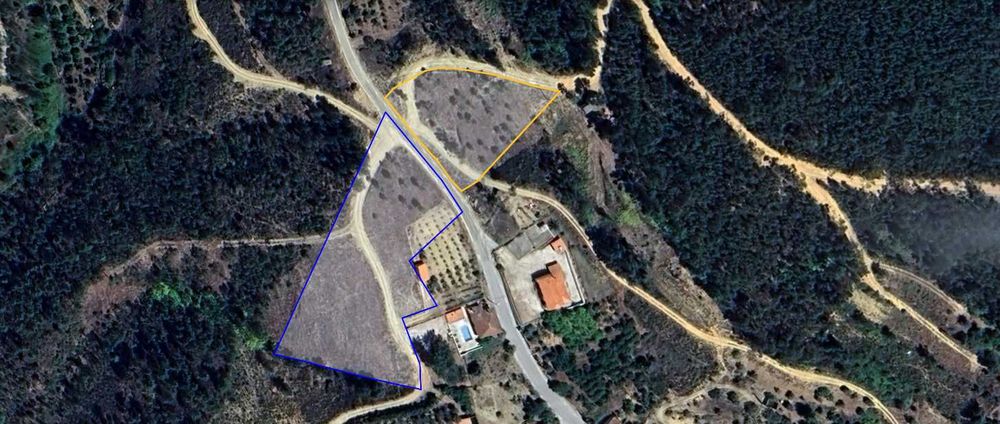 Dois Terrenos à Venda em Rabacinas – 2180m² (c/ Furo) + 5120m²