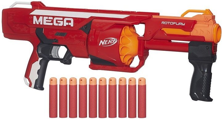 Бластери NERF: Crossfire Bow, Rotofury + дарти/пульки