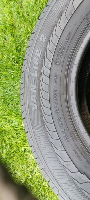 4x opony (nr12) 185R14C 102/100Q  Semperit Van-Life2