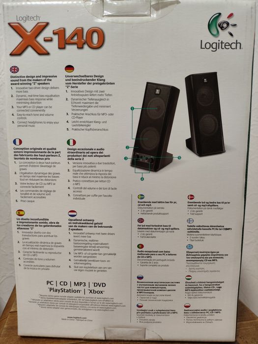 Акустична система Logitech 2.0 X-140 Mini-Jack