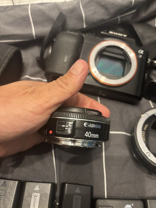 Sony A7 alpha muito bom estado