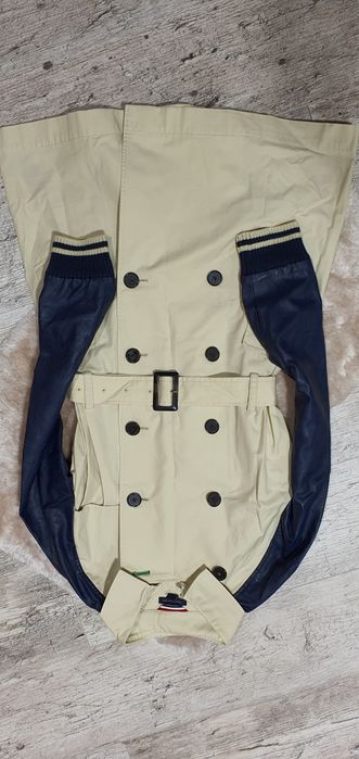 Tommy Hilfiger oryginalny płaszcz szlafrokowy prochowiec pasek M