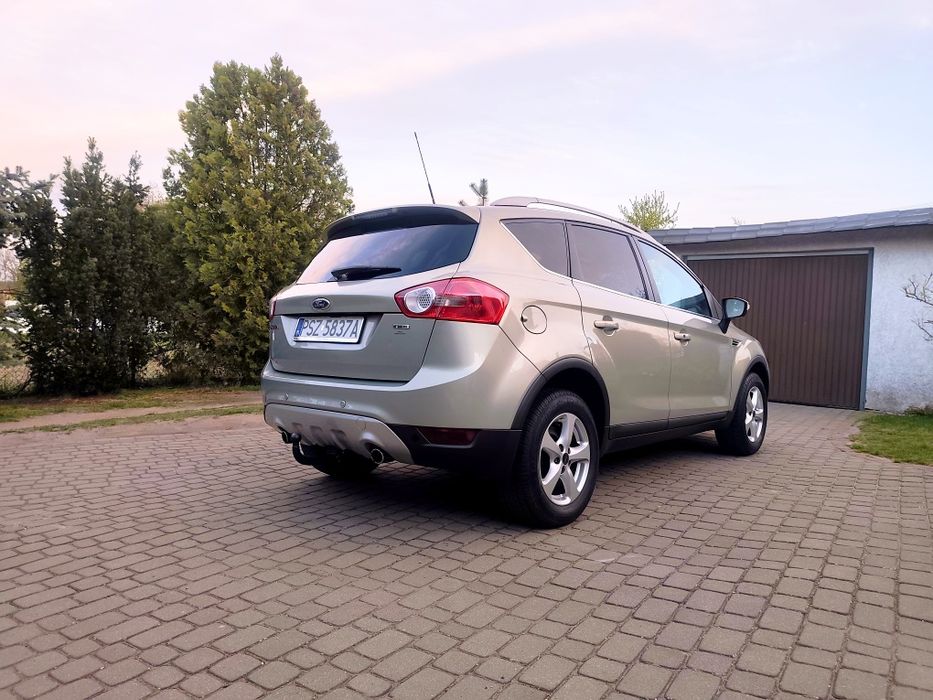 Po Serwisie.Nowe opłaty na rok .Ford Kuga 2.0TDCI Titanium Manual Skóry Navi bezkluczykowy dostęp
